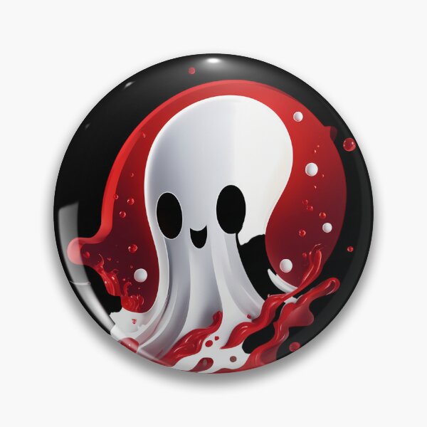 Item preview, Playful Face: Clockwork Red Ghost Charm designed and sold by Artedig.