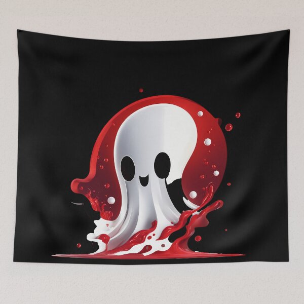 Item preview, Playful Face: Clockwork Red Ghost Charm designed and sold by Artedig.