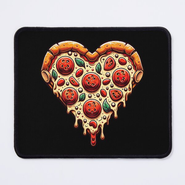 Item preview, Pizza Love Heart Slice for Pizza Lovers T-Shirt Cheesy Love at First Bite - Heart Pizza Tee designed and sold by MAPDDesigns.