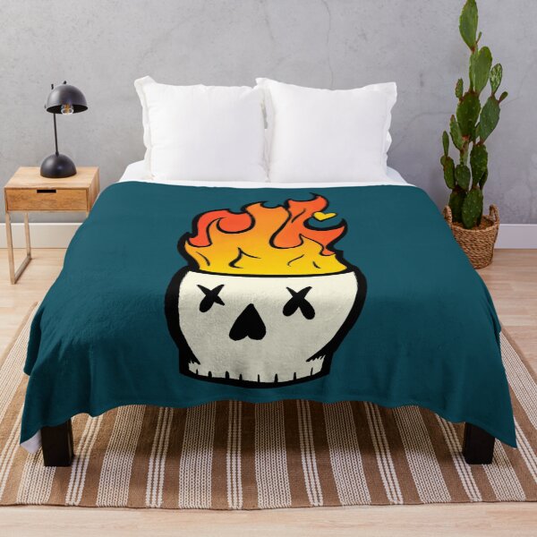 Item preview, Flaming Tiki Skull designed and sold by Tom Snow.