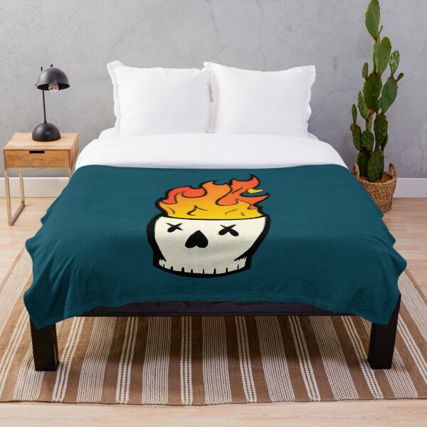 Item preview, Flaming Tiki Skull designed and sold by Tom Snow.