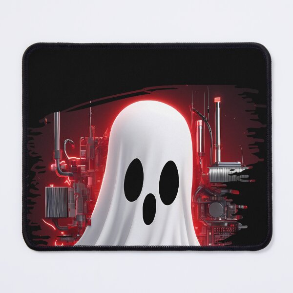 Item preview, Electrifying Friendship: Funny Mechanical Red Ghost designed and sold by Artedig.