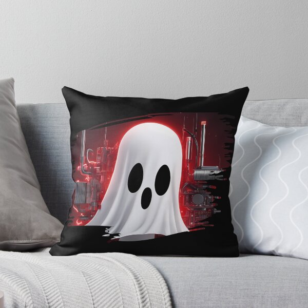 Item preview, Electrifying Friendship: Funny Mechanical Red Ghost designed and sold by Artedig.