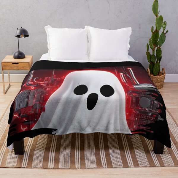 Item preview, Electrifying Friendship: Funny Mechanical Red Ghost designed and sold by Artedig.