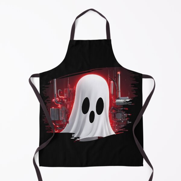 Item preview, Electrifying Friendship: Funny Mechanical Red Ghost designed and sold by Artedig.