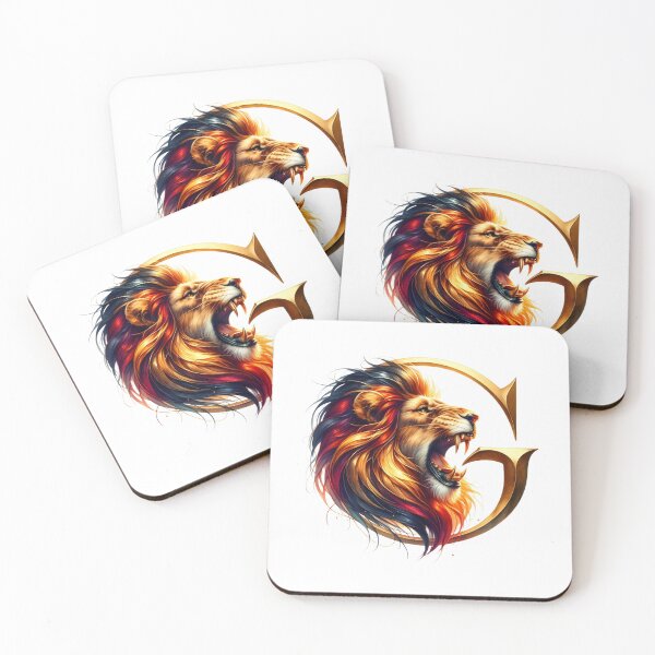 Item preview, Lion and the letter G - Fantasy designed and sold by Fenay Designs.