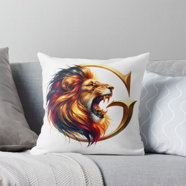 Item preview, Lion and the letter G - Fantasy designed and sold by Fenay Designs.