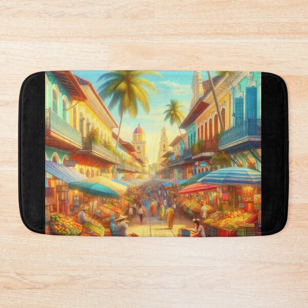 Item preview, Tropical Market Vibrance designed and sold by BestArtByArvind.