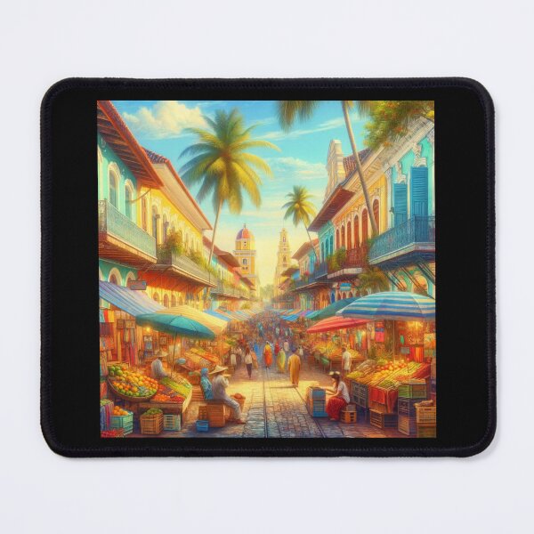 Item preview, Tropical Market Vibrance designed and sold by BestArtByArvind.