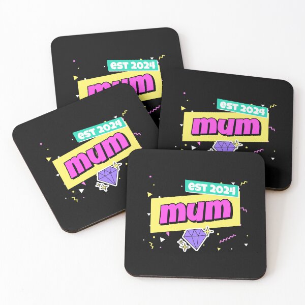 Item preview, New mum logo design, mummy established 2024 designed and sold by wittyprinttop.