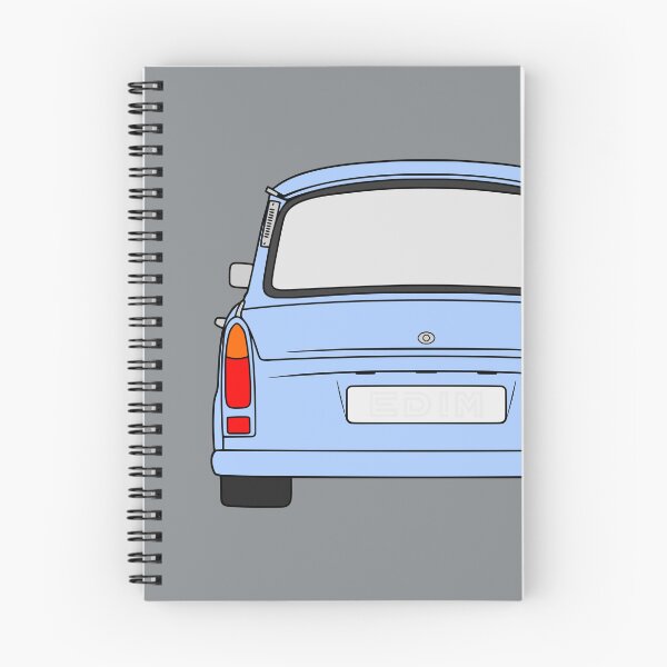Item preview, Trabant 601S rearview blue designed and sold by EdimDesign.