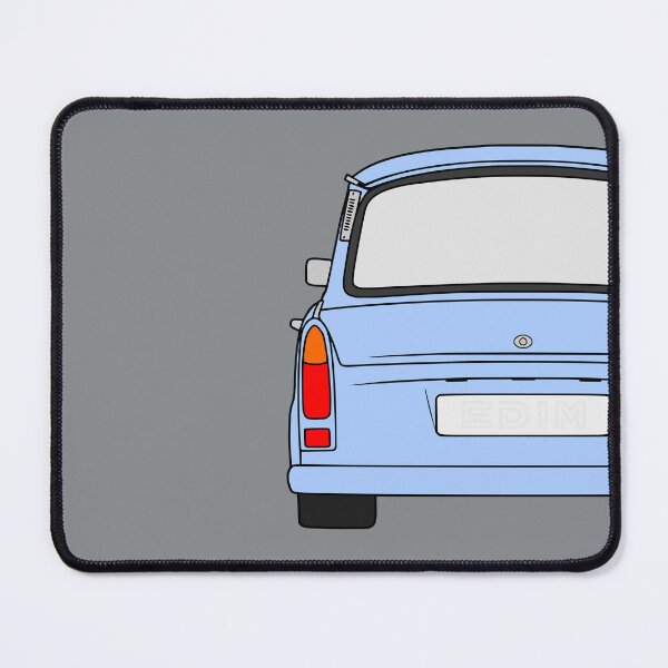 Item preview, Trabant 601S rearview blue designed and sold by EdimDesign.