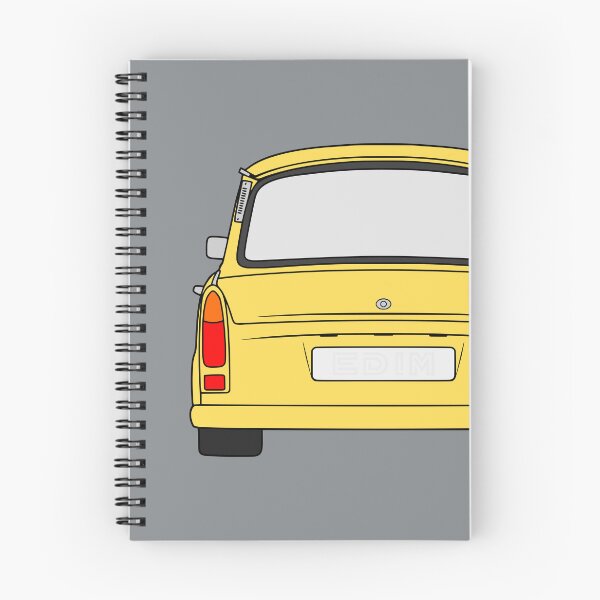Item preview, Trabant 601S rearview yellow designed and sold by EdimDesign.