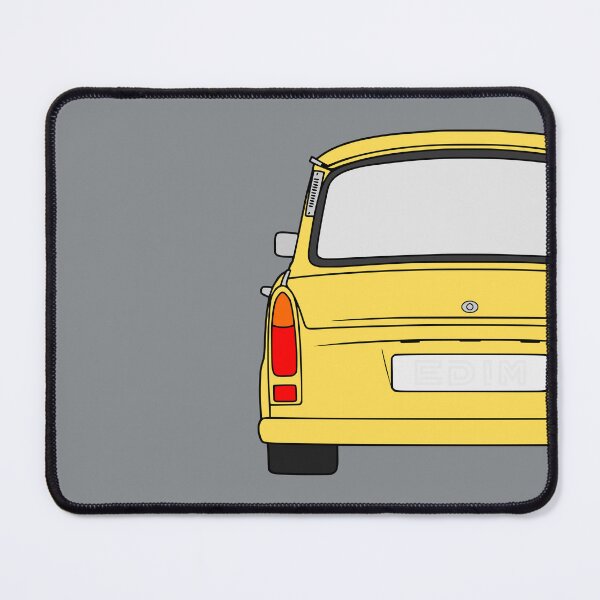 Item preview, Trabant 601S rearview yellow designed and sold by EdimDesign.