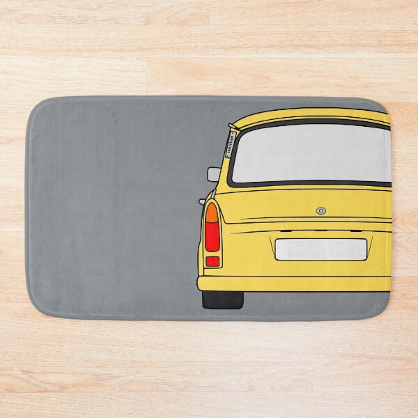 Item preview, Trabant 601S rearview yellow designed and sold by EdimDesign.