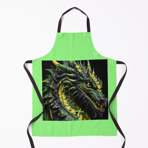 Item preview, Tribal Dragon with Jamaican Colors And Flag designed and sold by Angelle55.