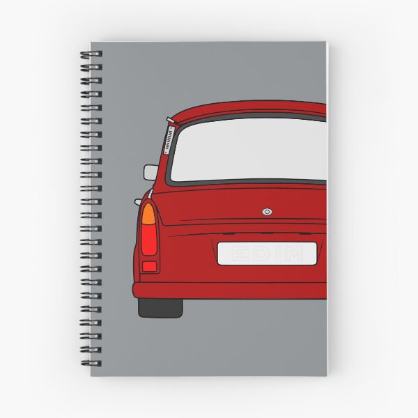 Item preview, Trabant 601S rearview red designed and sold by EdimDesign.