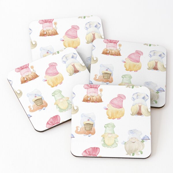 Item preview, Watercolor chef gnomes designed and sold by tapilipa.