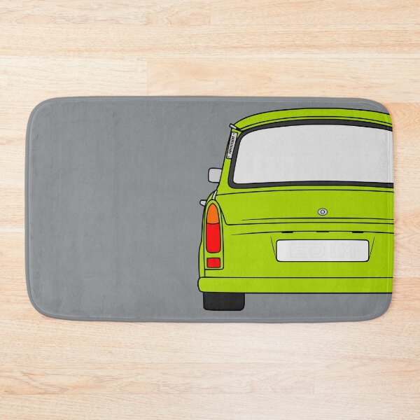 Item preview, Trabant 601S rearview apple green designed and sold by EdimDesign.