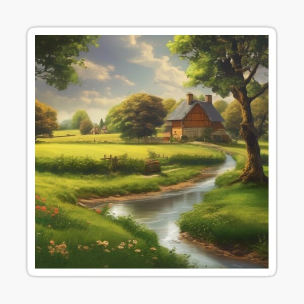 Item preview, Country view for relaxing. designed and sold by Barbara Burgess.