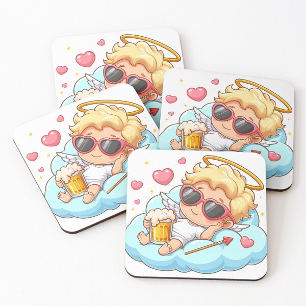Item preview, cupid and beer designed and sold by ColorCollection.