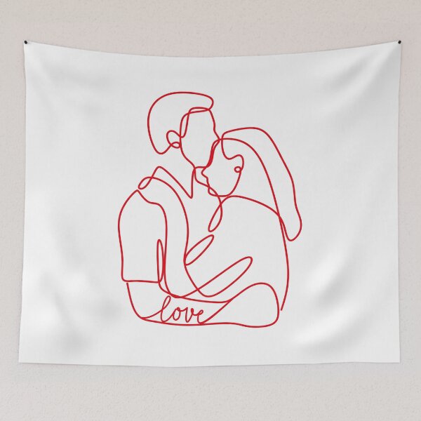 Item preview, Couple hugging designed and sold by DragonflyLP.