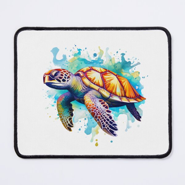 Item preview, Colorful Sea Turtle designed and sold by ZenEvoke.