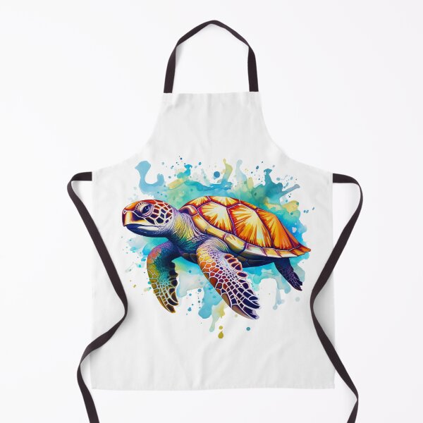 Item preview, Colorful Sea Turtle designed and sold by ZenEvoke.