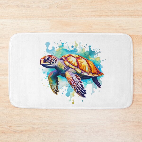 Item preview, Colorful Sea Turtle designed and sold by ZenEvoke.