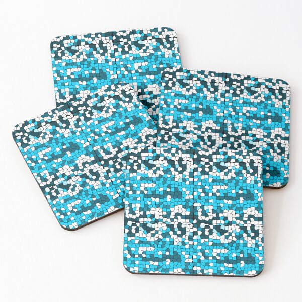 Item preview, Blue mosaic entitled The Raging Sea designed and sold by VibeTwist.