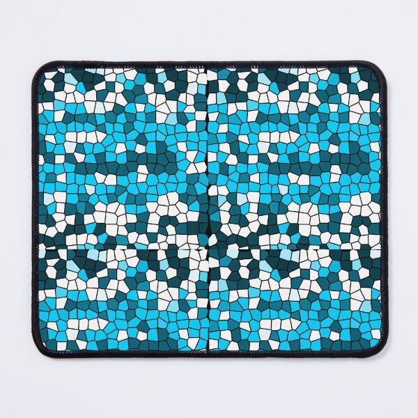 Item preview, Blue mosaic entitled The Raging Sea designed and sold by VibeTwist.