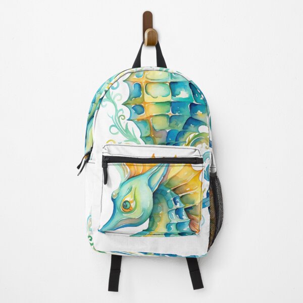 Item preview, Sea Horses Ocean Design Nature Beach Lover Watercolor  designed and sold by fluffstuffgifts.