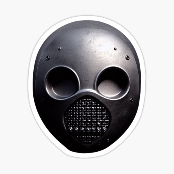 3d Emoji: Metal Mask Sticker