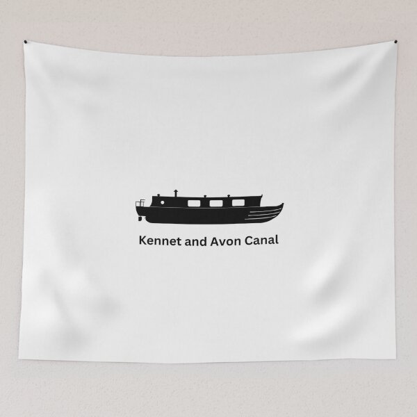 Item preview, Kennet and Avon Canal (blk) designed and sold by canal-arts.