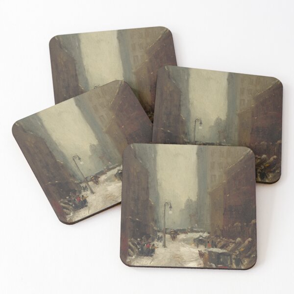Item preview, Snow in New York by Robert Henry designed and sold by mckennadraws.