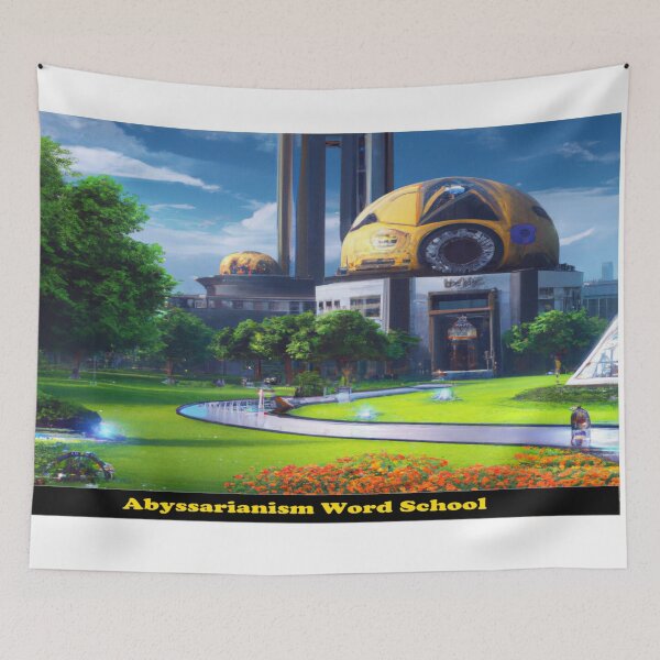 Item preview, Abyssarianism Word School Campus Jigsaw Puzzle designed and sold by Cupideros.