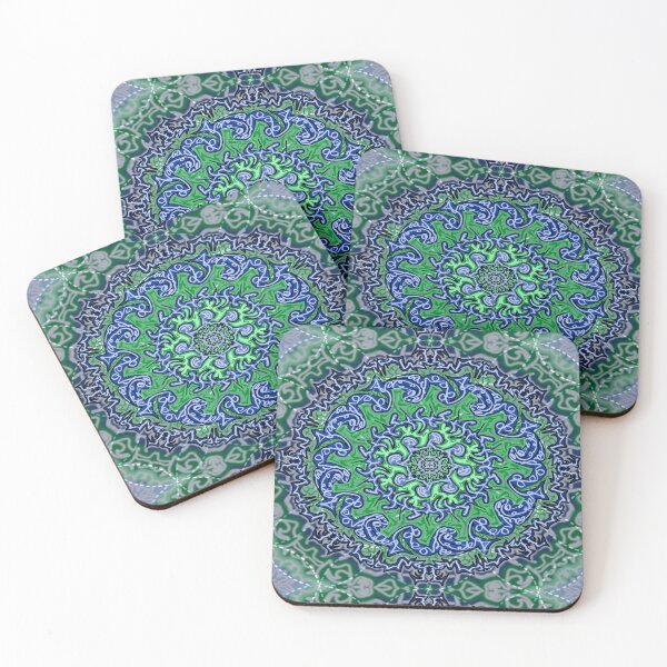 Item preview, Green blue colour ripples  designed and sold by MoodysT's.