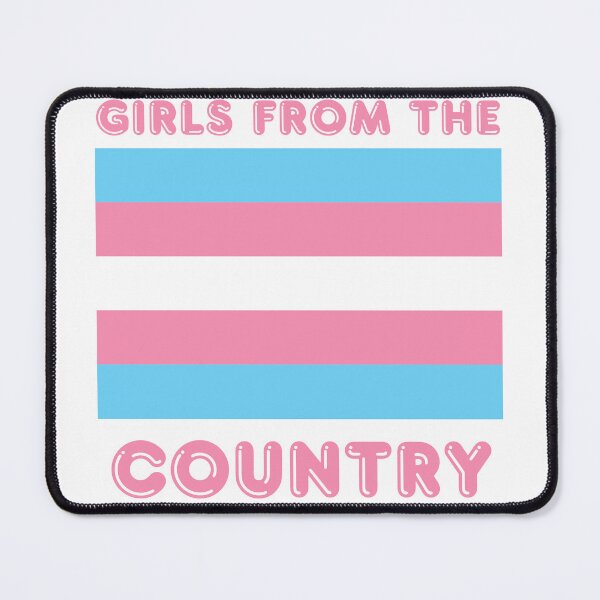 Item preview, Girls from the Trans Country transgender flag designed and sold by SISSY4SISSIES.