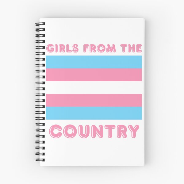 Item preview, Girls from the Trans Country transgender flag designed and sold by SISSY4SISSIES.
