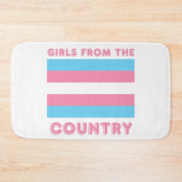Item preview, Girls from the Trans Country transgender flag designed and sold by SISSY4SISSIES.