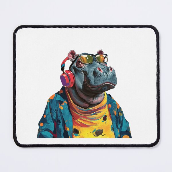 Item preview, happy hip hop hippo designed and sold by porbenjaporn.