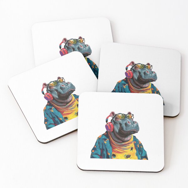 Item preview, happy hip hop hippo designed and sold by porbenjaporn.