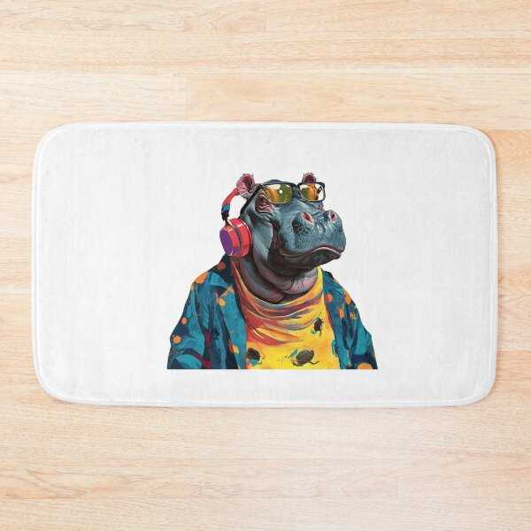 Item preview, happy hip hop hippo designed and sold by porbenjaporn.
