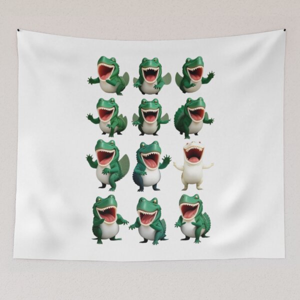 Item preview, 12 Cute Crocodile Sticker Pack- Cool Animal designed and sold by joejiing.