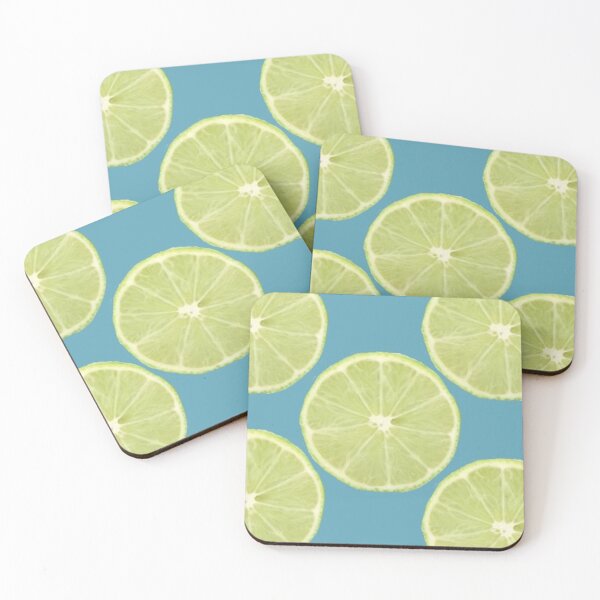 Item preview, Limes with Teal background  designed and sold by artbyterriwatts.