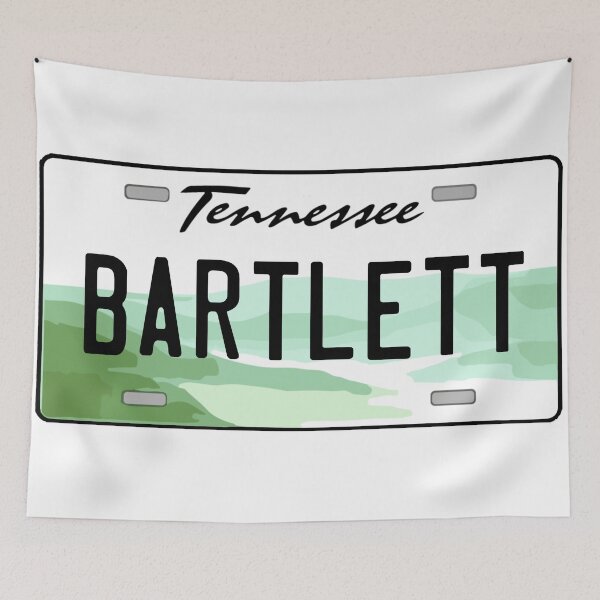 Item preview, Bartlett Tennessee License Plate designed and sold by Decal Mania.