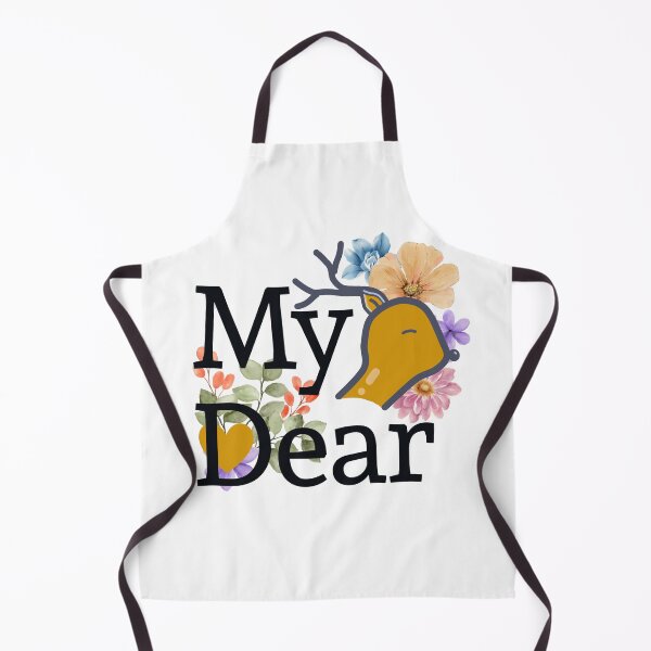 Item preview, My Dear - deer with flower designed and sold by BlueMorz.
