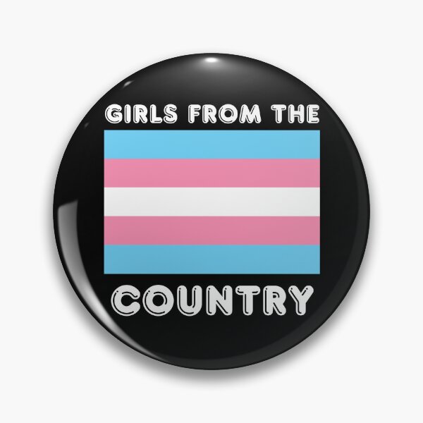 Item preview, Girls from the Trans Country transgender flag designed and sold by SISSY4SISSIES.