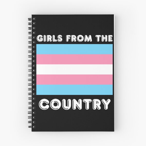 Item preview, Girls from the Trans Country transgender flag designed and sold by SISSY4SISSIES.