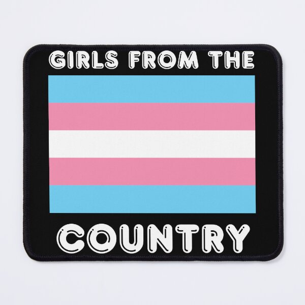 Item preview, Girls from the Trans Country transgender flag designed and sold by SISSY4SISSIES.